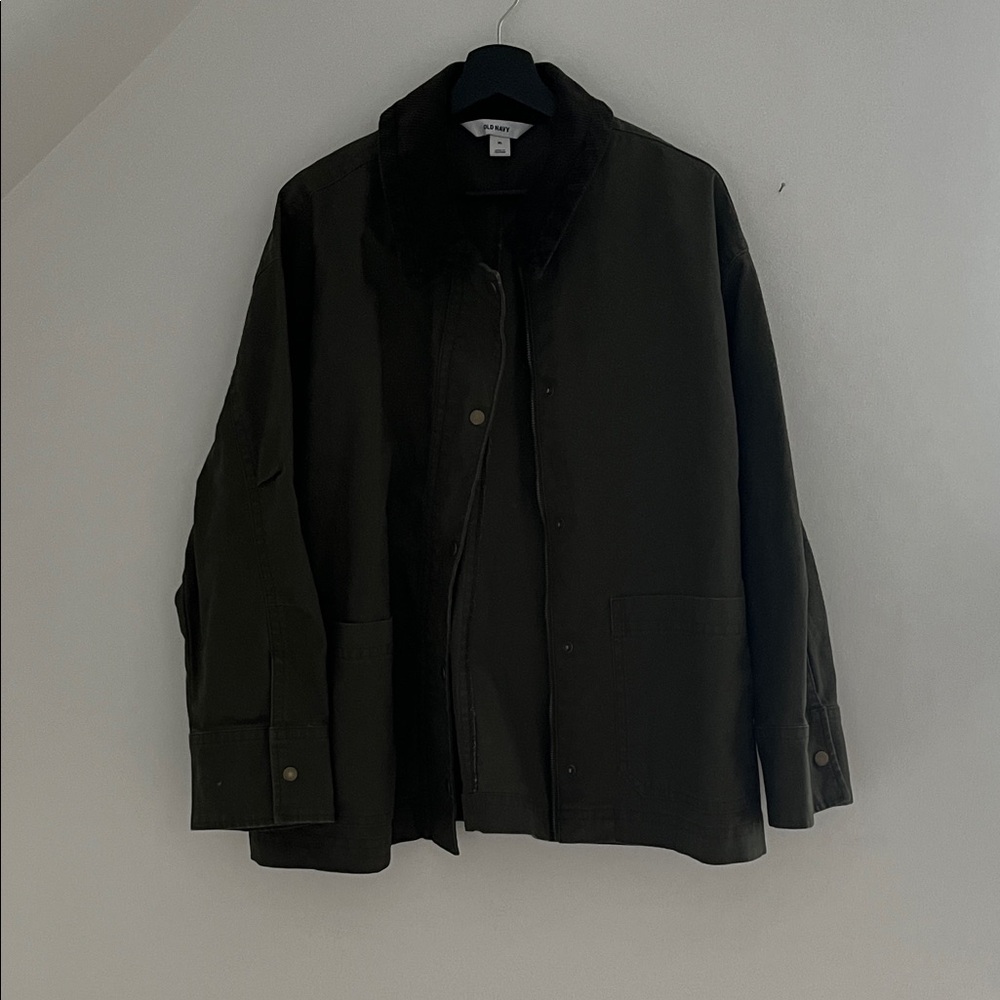 NWT Old Navy Dark Utility Farmer Jacket